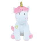 Jemini licorne - peluche 25 cm musicale et lumineuse