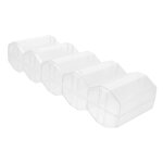 Jeton de poker bo�te de rangement en plastique transparent avec la conception de sangle, s�re et durable ...