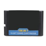 Jeux 196 - en - 1 pour la pâte de cartes de jeu 16 bits que 112 - en - 1 et 126 - en - 1, noir Jeux 196 - en - 1 pour la pâte de cartes de jeu 16 bits que 112 - en - 1 et 126 - en - 1, noir
