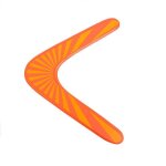 Jeu de plein air, lanceur de disque volant en forme de v, boomerang - type bh86 - orange