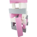Jeux d'assemblage null blanc, rose et gris
