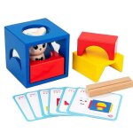 Jeu d'aventure en bois pour chat, casse - tte, jouets, jeu d'association, construction