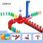 Jeu de blocs dominos montessori pour enfants, jeu de socit educatif avec avion, fuse et avion empilables, ...