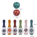 Jeu de boules de bowling pour enfants, activit� d'int�rieur et d'ext�rieur, jeu de sport interactif, ...