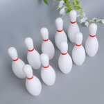 Jeux de bowling de grande taille pour enfants, sports d'intérieur et d'extérieur, jouet blanc, 10 pièces ... Jeux de bowling de grande taille pour enfants, sports d'intérieur et d'extérieur, jouet blanc, 10 pièces ...