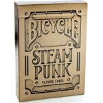 Jeu de cartes bicycle steam punk gold