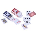 Jeu de cartes a jouer mini poker, modles amusants poler, jouets de poupe miniatures mignons, accessoires ...