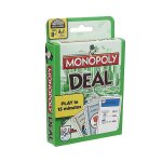 Jeu de cartes monopoly deal de hasbro gaming, jeu de cartes rapide pour 2 a 5 joueurs, pour familles ...
