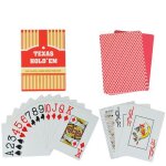 Jeu de cartes de poker, 54 pices / jeu, plastique, etanche, pvc, texas magic box, jeu de socit, pub ...