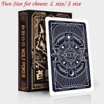 Jeu de cartes de poker loups - garous en papier, jeu de soci�t� de f�te en famille, belle collection ...