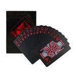 Jeu de cartes de jeu de poker en pvc, 1 ensemble cr�atif, imperm�able, tour de magie, faveur de f�te, ...