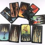 Jeu de cartes et de tarot le cauchemar avant le christ, 78 cartes de jeu de soci��t��, jeu de divination, ...