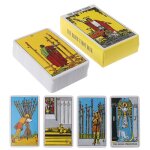 Jeu de cartes de tarot pour enfants, 78 pi�ces / bo�te, anglais radieux, jouet de haute qualit�