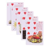 Jeu de cartes de tarot gitane, 1 bote, pour raconter la fortune, oracle, divinatoire, 78 pices