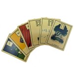 Jeu de cartes de tarot, glyphs vert, lenormand, guide pdf, cartes de table, destin magique, divination ...
