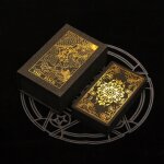 Jeu de cartes de tarot de luxe, coffret cadeau, feuille d'or, estampage a chaud, pvc, etanche, résistant ... Jeu de cartes de tarot de luxe, coffret cadeau, feuille d'or, estampage a chaud, pvc, etanche, résistant ...
