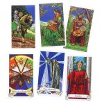 Jeu de cartes de tarot le robin en bois pour enfants, 78 pi�ces / bo�te, cadeau, jeu de divination, divertisse ...
