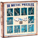 Jeu de casse - t�te en m�tal eureka - 10 casse - t�te en m�tal bleu (disponible uniquement dans le pr�sentoir ...