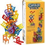 Jeu chaises et echelles. 42 pices individuelles jeu en famille faites - les tenir en equilibre jouets ...