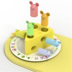Jeu de chat et souris labyrinthe de fromage, jouets pour enfants, education prcoce, interaction amusante ...