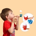 Jeu classique en bois, boule de soufflage flottante, jouets de soufflage d'quilibre, anti - stress amusant ...