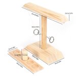 Jeu de combat en bois avec hameçons de lancer d'anneau, jouets de fête, fait a la main, interactif, rapide, ... Jeu de combat en bois avec hameçons de lancer d'anneau, jouets de fête, fait a la main, interactif, rapide, ...