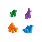 Jeu de construction aimant� mini dinosaures