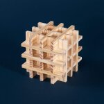 Jeu de construction en bois (220 planchettes en bois)  planchettes en bois  blocs de construction en ...