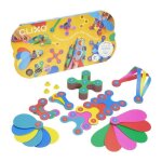 Jeu de construction magn�tique - gipsy toys - rainbow pack clixo - 42 pi�ces - d�s 4 ans - eco - responsable ...