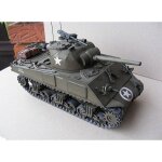 Jeu de construction de maquettes militaires, echelle 1:25, us sherman m4a3, r�servoir moyen en emulation, ...