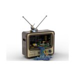 Jeu de construction � original - retro series vintage television 19 cm