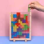 Jeu de construction tetris en trois dimensions russe, jeu de bureau 3d, tangram, jouets mathmatiques, ...