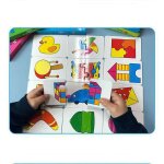 Jeu de correspondance de cartes pour enfants, jouet d'ducation prcoce, montessori, fruits, lgumes, ...