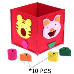 Jeu de correspondance de formes géométriques montessori pour bébé, trieur de documents, puzzle en feutre, ... Jeu de correspondance de formes géométriques montessori pour bébé, trieur de documents, puzzle en feutre, ...