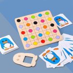 Jeu de recherche de couleurs montessori, casse - t�te, jouets educatifs pr�scolaires