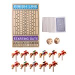 Jeu de courses de chevaux, jeu d'�checs, jouet interactif et amusant pour enfants