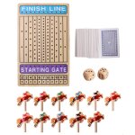 Jeu de course de chevaux, jeu educatif amusant pour les jeunes enfants, jeu de course en bois, jeux de ... Jeu de course de chevaux, jeu educatif amusant pour les jeunes enfants, jeu de course en bois, jeux de ...