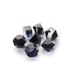 Jeu de d�s cr�atifs en verre de soie bleue, ensemble de 7 pi�ces de d�s de poly�dre, de constellation, ...