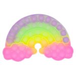 Jeu de cr�me glac�e, fidget toy arc - en - ciel push son bubble popper, jouets sensoriels, jeu interactif ...
