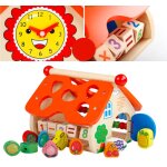 Jeu cubes en bois - fruit cube de tir de forms - pour enfants et b�b�s
