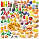 Jeu de cuisine 135 pièces pour marché - simulation, accessoires, faux aliments, fournitures de fête, ... Jeu de cuisine 135 pièces pour marché - simulation, accessoires, faux aliments, fournitures de fête, ...