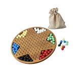 Jeu de dames chinoises en bois, amusant pour les réunions de famille, jeu de stratégie a billes, perles ... Jeu de dames chinoises en bois, amusant pour les réunions de famille, jeu de stratégie a billes, perles ...