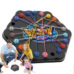 Jeu de d�m�lage avec noeud de corde a r�soudre, jouet educatif pour parents et enfants, avec lacets, ...
