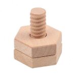 Jeu de dmontage et de tri de blocs en bois avec vis et ecrous pour enfants de 3, 4 et 5 ans