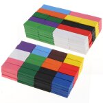 Jeux de dominos en bois, 120 pi�ces, 12 couleurs, blocs, cadeau de f�te