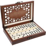 Jeu de dominos double six domino jumbo jeu train mexicain numros classiques jeu en bois table bote ...