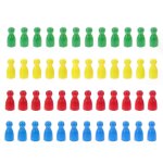 Jeu d'�checs en bois 48 pi�ces, plateau de jeu, pi�ces d'�checs, pions, accessoires, forme humaine, echecs, ...