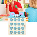 Jeu d'echecs en bois, casse - t�te avec 10 cartes flash pour cadeaux de f�te parent - enfant