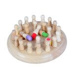 Jeu d'echecs en bois pour enfants, jeu educatif, entra�nement pr�scolaire, cerveau, qi, cadeau