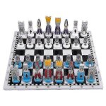 Jeu d'�checs en bois pour enfants, jeu de mod�lisation de dessin anim�, jouets, plateau de jeu en feutre, ...